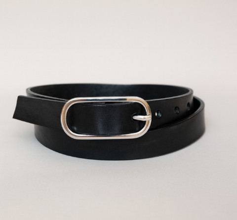 Úzký kožený opasek z hovězí kůže kožený opasek uzky opasek tenky opasek opasek kůže 