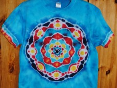 Batik.tričko  - Moře kvete