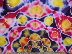 Batik.tričko  - Moře kvete