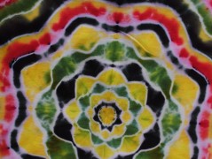 Batik.tričko  - Moře kvete