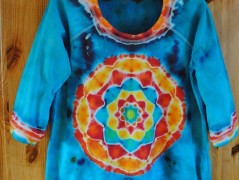 Batik.tričko  - Moře kvete