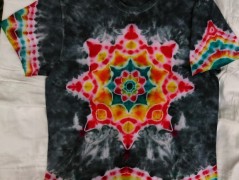 Batik.tričko  - Moře kvete