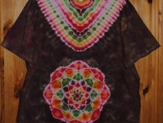 Batik.tričko  - Moře kvete