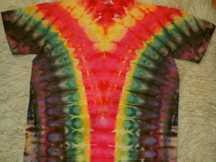 Batik.tričko  - Moře kvete