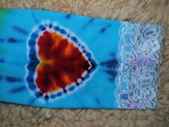 Batik.tričko  - Moře kvete