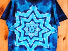 Batik.tričko  - Moře kvete