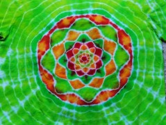 Batik.tričko  - Moře kvete