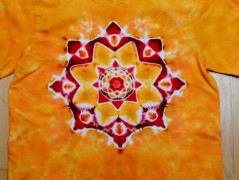 Batik.tričko  - Moře kvete