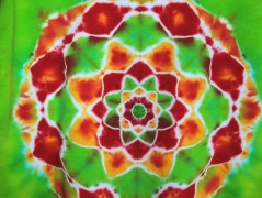Batik.tričko  - Moře kvete