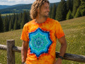 Batikované tričko 2XL - Supernova