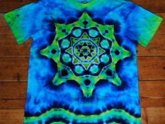 Batik.tričko  - Moře kvete