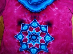 Batik.tričko  - Moře kvete