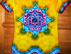 Batik.tričko  - Moře kvete