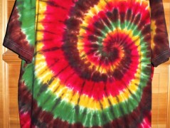 Batik.tričko  - Moře kvete