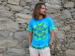 Batik.tričko  - Moře kvete