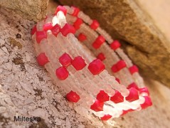 rouška se srdíčky