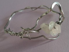 adventní svícen..stříbrný