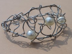 adventní svícen..stříbrný