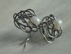 adventní svícen..stříbrný