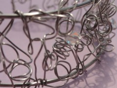 adventní svícen..stříbrný