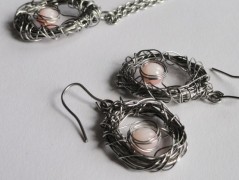 adventní svícen..stříbrný