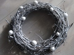 adventní svícen..stříbrný