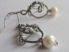 adventní svícen..stříbrný