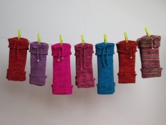 Návleky na nohy - hořčicové