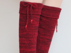 Návleky na nohy - hořčicové