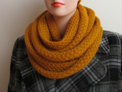 Návleky na nohy - hořčicové