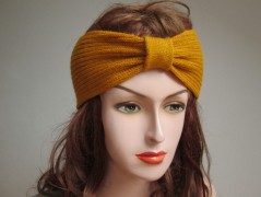 Návleky na nohy - hořčicové