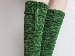 Návleky na nohy - hořčicové