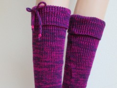 Návleky na nohy - hořčicové