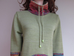 Návleky na nohy - hořčicové