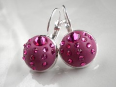 Náušnice Swarovski tyrkysové