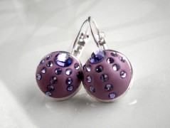 Náušnice Swarovski tyrkysové