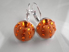 Náušnice Swarovski tyrkysové