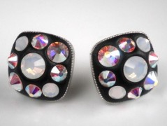 Náušnice Swarovski tyrkysové