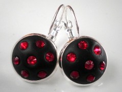 Náušnice Swarovski tyrkysové