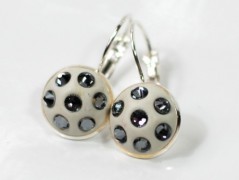 Náušnice Swarovski tyrkysové