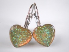 Náušnice Swarovski tyrkysové