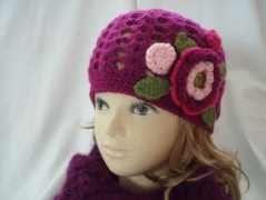 Háčkovaná čepička 217