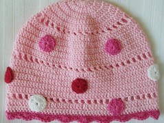 Háčkovaná čepička 217