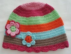 Háčkovaná čepička 217