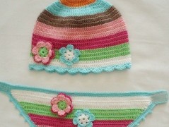 Háčkovaná čepička 217