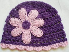 Háčkovaná čepička 217