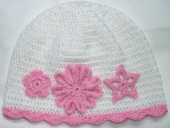 Háčkovaná čepička 217