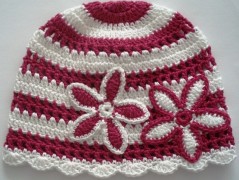 Háčkovaná čepička 217