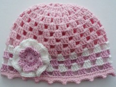 Háčkovaná čepička 217