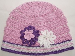 Háčkovaná čepička 217